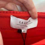 La Ligne Devon Pleated Midi Dress Poppy Red Womens New XL Photo 12