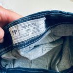 Free People Ultra High Rise Dark Wash Pull On Skinny Stretch Jeans Photo 5