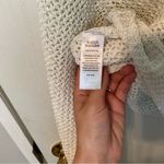 Joie  White Knit Sweater with Lace-Up Neck Photo 4