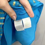 Lilly Pulitzer Ariel Blue Gold Maisy Silk Blend Racerback Camisole Top S Photo 2