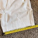 Gap NET New  Cheeky Midi High Rise Bermuda Shorts white distressed 12 31R pockets Photo 7