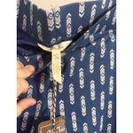 Matilda Jane Women Blue Geometric Pattern Leggings Size L Photo 1