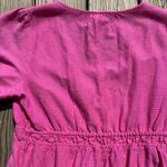 pretty pink short sleeve ingrid+isabel dress with cinched waist Size L Photo 4