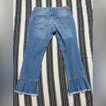 ZARA Basic Z1975 Denim Flounce Hem Jeans Women’s Size 8 Photo 5