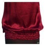 Cache Cranberry Silk Lined Beads Studs Embellished Top Banded Bottom $118 NWT Photo 8