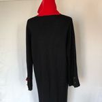 ZARA sweater coat navy and red size medium Photo 3
