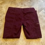 Ralph Lauren  skinny zipper stretch mid rise jeans pants red maroon burgu… Photo 5