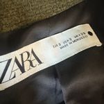 ZARA Dark Green  Boucle Blazer with Gold buttons Photo 1