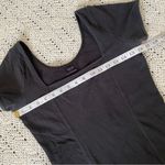 Urban Outfitters  Square Neck Short Sleeve Bodysuit Black (Large) Photo 3
