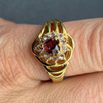 Gift For Mom Avon Gold Tone Brooch Pin And Ring Heart Shape “I Love You Mother” Photo 8