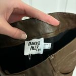 Princess Polly  Dusty Brown Leather Pants Photo 6