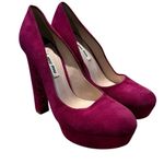 Miu Miu Granato Camoscio Suede Pump Heels Sz. 37.5 (US 7.5) Photo 0