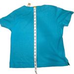 Kate Hill Petite Turquoise Cotton Short Sleeve Top PM 86h Photo 4