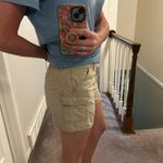 Vintage y2k Polo jeans company tan cargo short shorts 10 Photo 1