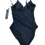 La Blanca NWT! Island Goddess Asymmetrical Twist One Piece - Size 10 Photo 3