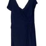 La Femme Plus Size Gown 27872 Mother of the Bride or Groom Navy Blue Size 20 NWT Photo 6