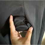 Eileen Fisher Straight Leg Pants Sz Medium Dark Grey Double Button Business Photo 2