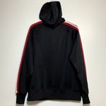Roots  Athletics Full Zip Hoodie Track Jacket Red Striped Drawstring Black M Photo 3