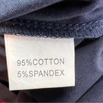 Slig Navy Blue Medium Scoopneck Faux Button Front Pullover Dress Photo 10