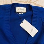 Gucci  Appliquéd cable-knit wool cardigan size L Photo 5