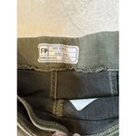 Free People  Olive Green Skinny Jeans  Cropped Ankle High Rise Boho Size 24 Photo 2