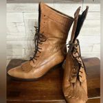 Durango  Women's Brown Leather Lace Up Western Prairie Ankle Boot Size US 7 Photo 4