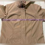 Dennis Basso Women's Hooded Lined Rain Jacket Hooded Tan XS Removable Hood Photo 8