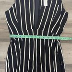 Flynn Skye NWT  Florence Jumpsuit Plunge Neckline Black White S Photo 7