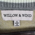 Willow & Wind‎ Argyle Knit Sweater Vest Mini Dress Grey Yellow Small Preppy Gray Photo 8