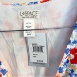 l*space Flowers Forever Mini Dress Multicolor Stay Golden Cut Out NEW Medium Photo 5