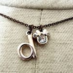 Disney  D monogram Minnie Mouse necklace Photo 1