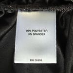 Gibson Latimer NWT  Black Velvet Silver One Shoulder Asymmetric Ruched Midi Dress Photo 5