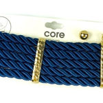CORE Blue Twist Cord Layered Choker & Earnings Set Photo 0