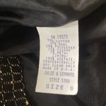 Julie & Leonard Glitter Pencil Skirt Black Size 6 Photo 3