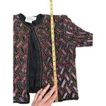 Papell Boutique Vintage Women's Beaded Sequin Embellished Evening Jacket Size 6P Photo 5