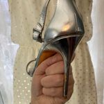 Ted Baker silver and silver embellished high heel sandals 39/8.5 Photo 3
