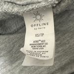 Aerie Offline by Oversized Hoodie Womens XS Gray Cotton Athleisure Cozy Lounge Photo 4