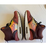 Nike  sz 8.5 Women Air Max 1 Mid Sneaker Boot Deep Burgundy Iridescent Streetwear Photo 9