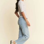 Davi & Dani  Lace Stretch Floral Marrow Edge‎ Half Sleeve Top Photo 7