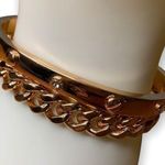 Henri Bendel The A-List Layered Rose Gold Riveted Swarovski Chain Cuff Bracelet Photo 0