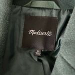 Madewell Hollis Double-Breasted Coat Smoky Spruce Size XS wool blend warm cozy Photo 4