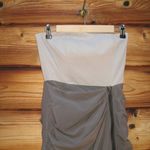 Alice + Olivia  Silk Strapless Mini Dress Photo 4