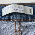 Levi's  Straight Leg 505 Medium Wash Denim Jeans 2M Photo 9