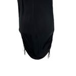 Aritzia Wilfred Only Ruched Slip Dress Mini Sleeveless Black Size Small Photo 9