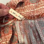 Bebop size small Bohemian Patterned Wide leg Pants in Rust and Cream like new Photo 4