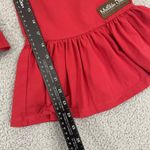 Matilda Jane Ruffle Cropped Pants Women S Red Pull On Boho Photo 6