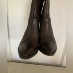 Sole Society EUC Tall Dark Brown Vegan Suede Leather Western Heeled Boots Sz 7  Photo 1