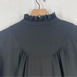 POMANDER PLACE Black Selena Tiered Maxi Dress Stand Up Ruffle Collar NWOT XXL Photo 14