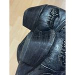 Corral  Black Silver Crystal Studded Eagle Snip Toe Cowgirl Boots A2621 Size 8 Photo 9