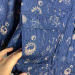 Calme Yessi Quilted Jacket Size XS‎ Astrology Constellation Navy NEW Blue Photo 7